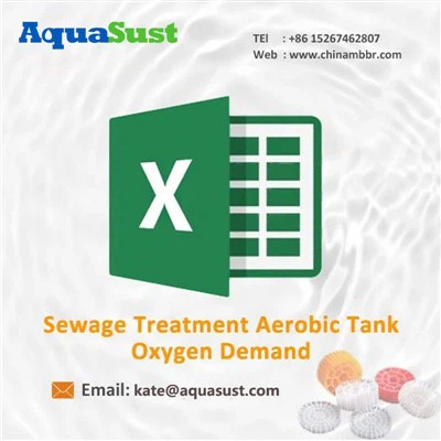 Rioleringsbehandeling aerobe tank zuurstof vraagcalculator